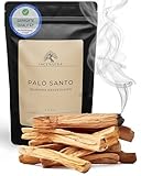 Palo Santo Räucherholz - 8 Duftholz Sticks 10 cm für Ausräuchern Wohnung, Natürliches Heiliges Holz aus nachhaltiger Ernte, Aromatherapie