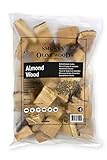 Smokey Olive Wood 5 kg Mandelholz für Grill und Räucher, Rohe Brocken 5–10 cm
