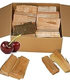 Kirsche Smokerholz 15KG von Landree® Cherry BBQ Holz Räucherholz Smoker Wood